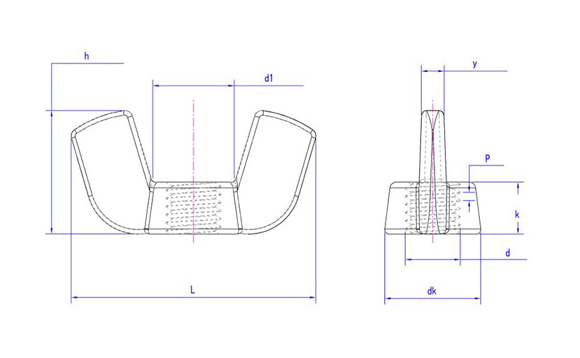 DIN314 Wing Nuts