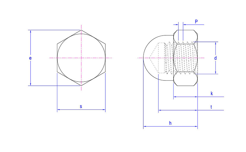 GB /T 923 Acorn Nuts and Bolts