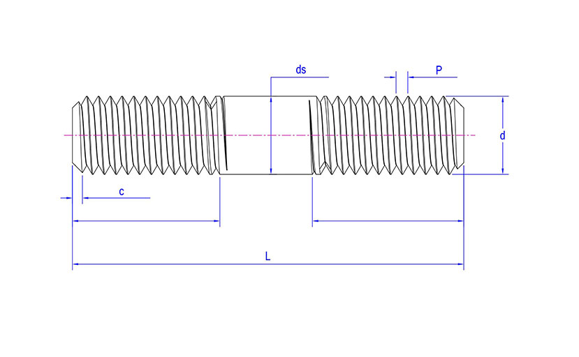 2 All Threaded Rods ASME B 18.31.2