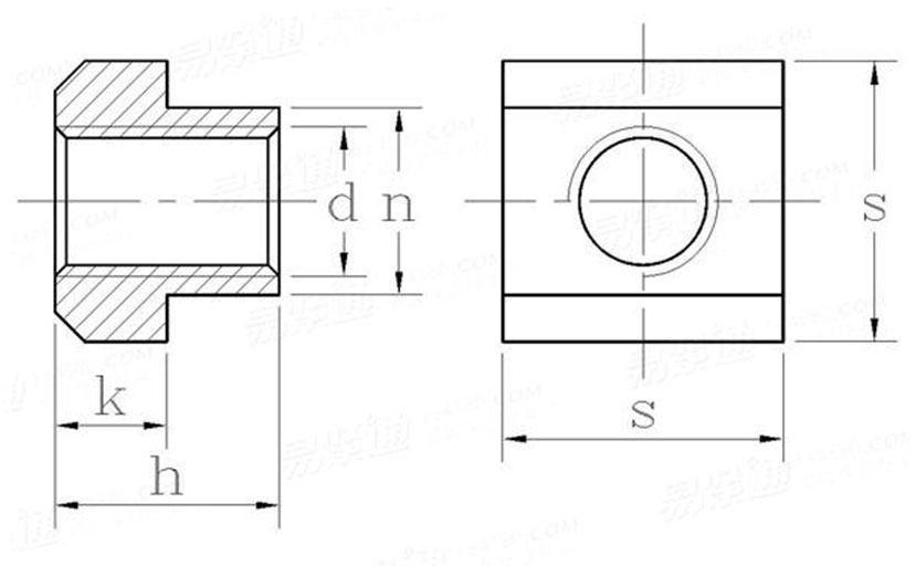 Heavy Duty T-Nuts GB /T 12868