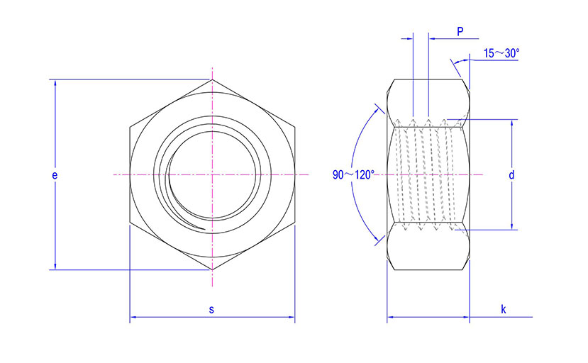 Hex Nuts AS 1112