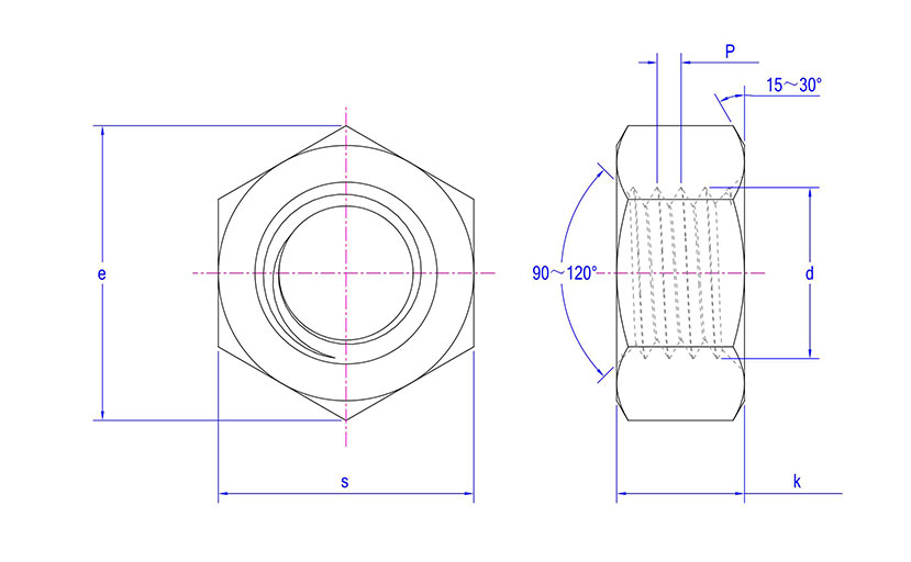 Hex Nut DIN 971