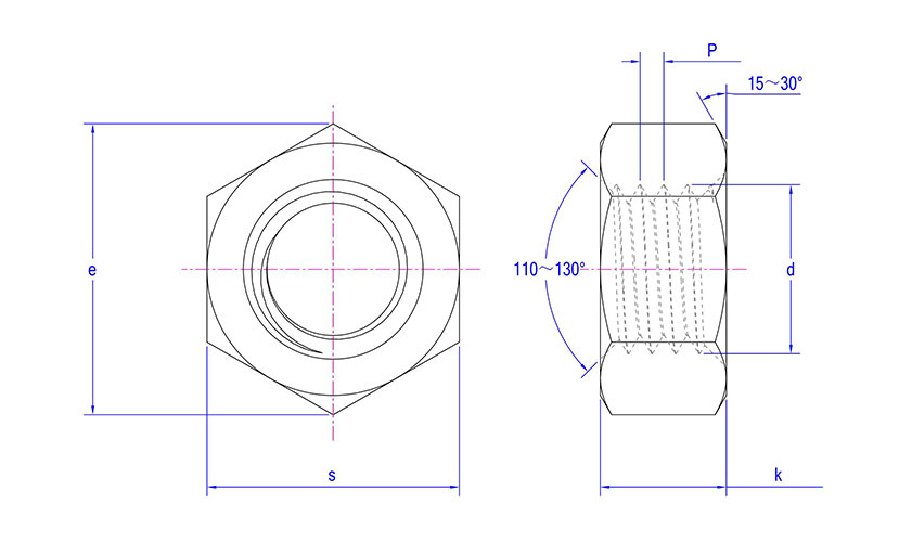 EN 14399-3 Hex Nut